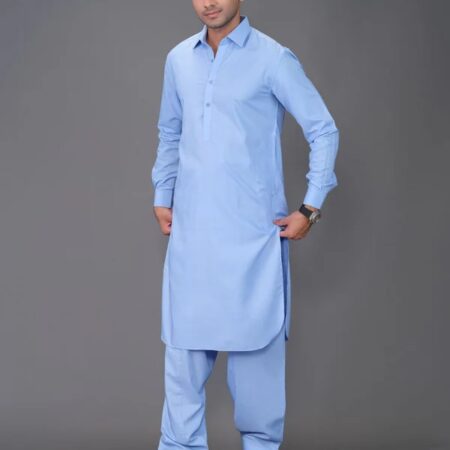Toyobo Boski Sky Blue Shalwar Qameez