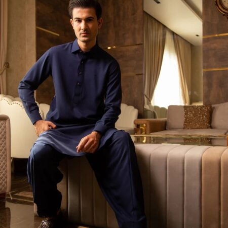 Business Class Dark Blue Wash & wear