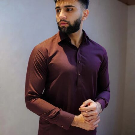 Business Class Maroon color Wash & Wear